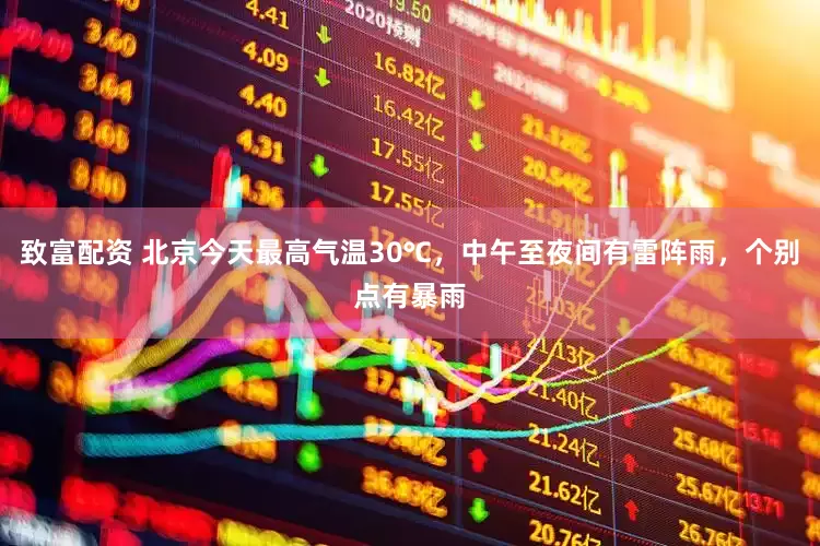 致富配资 北京今天最高气温30℃，中午至夜间有雷阵雨，个别点有暴雨