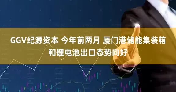 GGV纪源资本 今年前两月 厦门港储能集装箱和锂电池出口态势向好